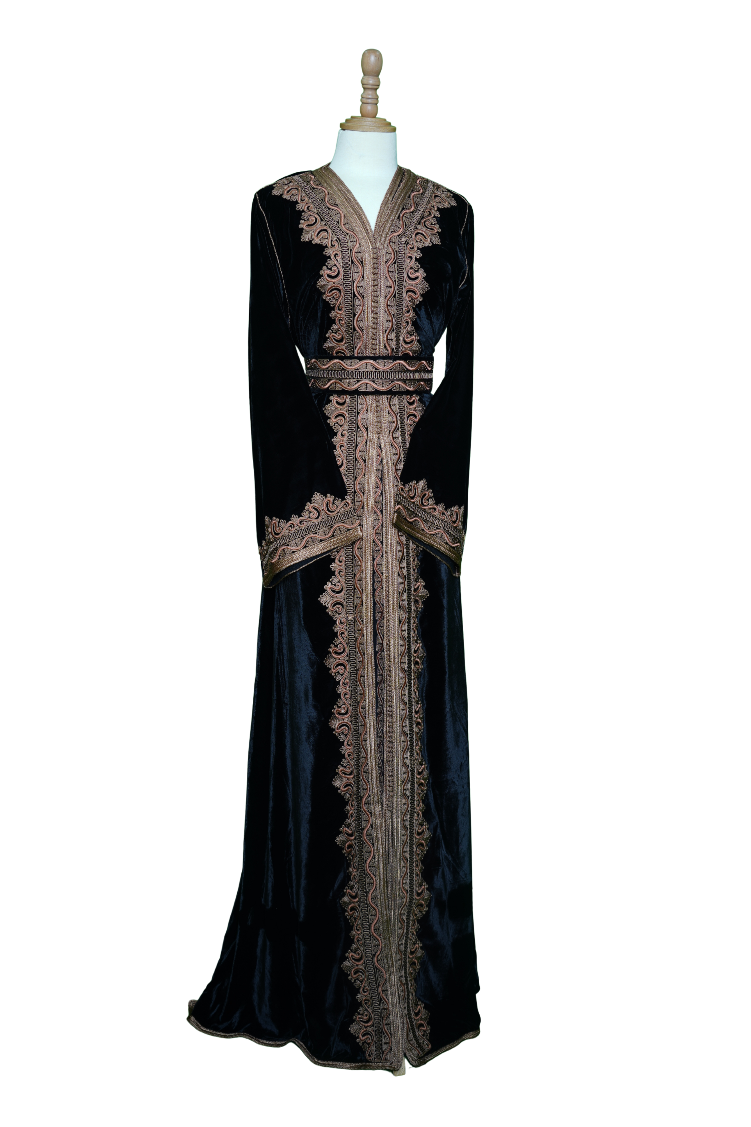 Caftan Prestige Vert - Robe Mariée Ou Invitée - Taille Unique Asymétrique - Neuf Sans étiquettes
